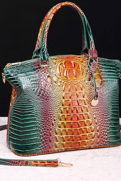 Gradient PU Leather Handbag - Ink Wave Creations