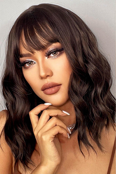 12-inch synthetic bobo wig
