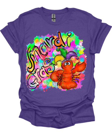 Purple Mardi Gras T-Shirt