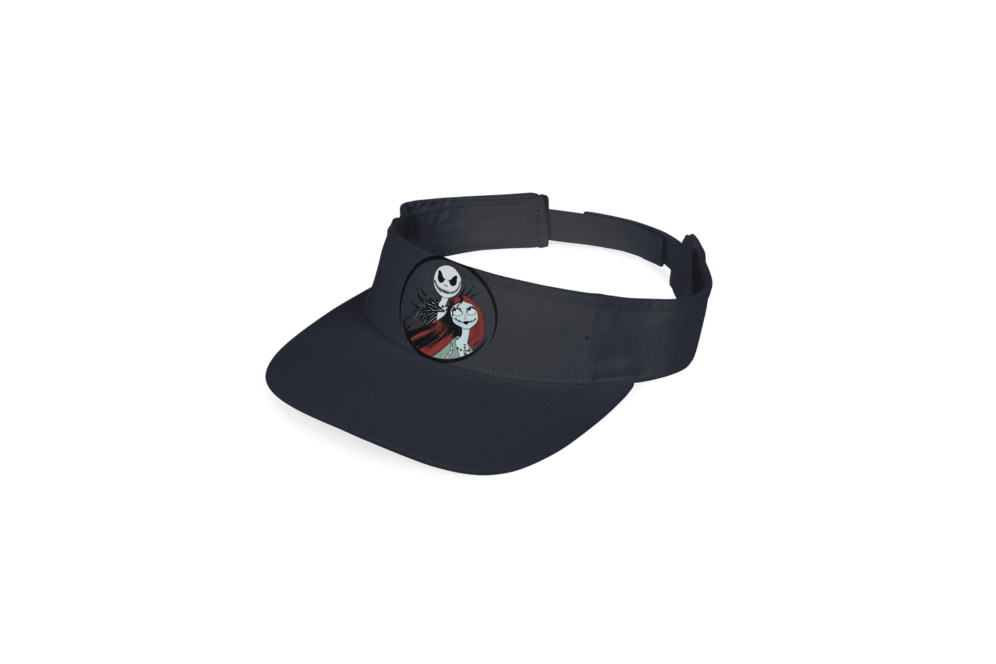 Jack and Sally Nightmare Before Christmas Visor - Ink Wave Creations