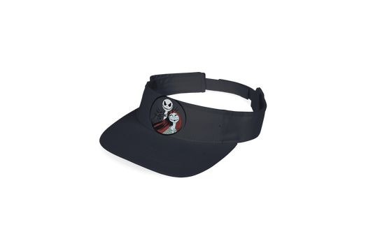 Jack and Sally Nightmare Before Christmas Visor - Ink Wave Creations