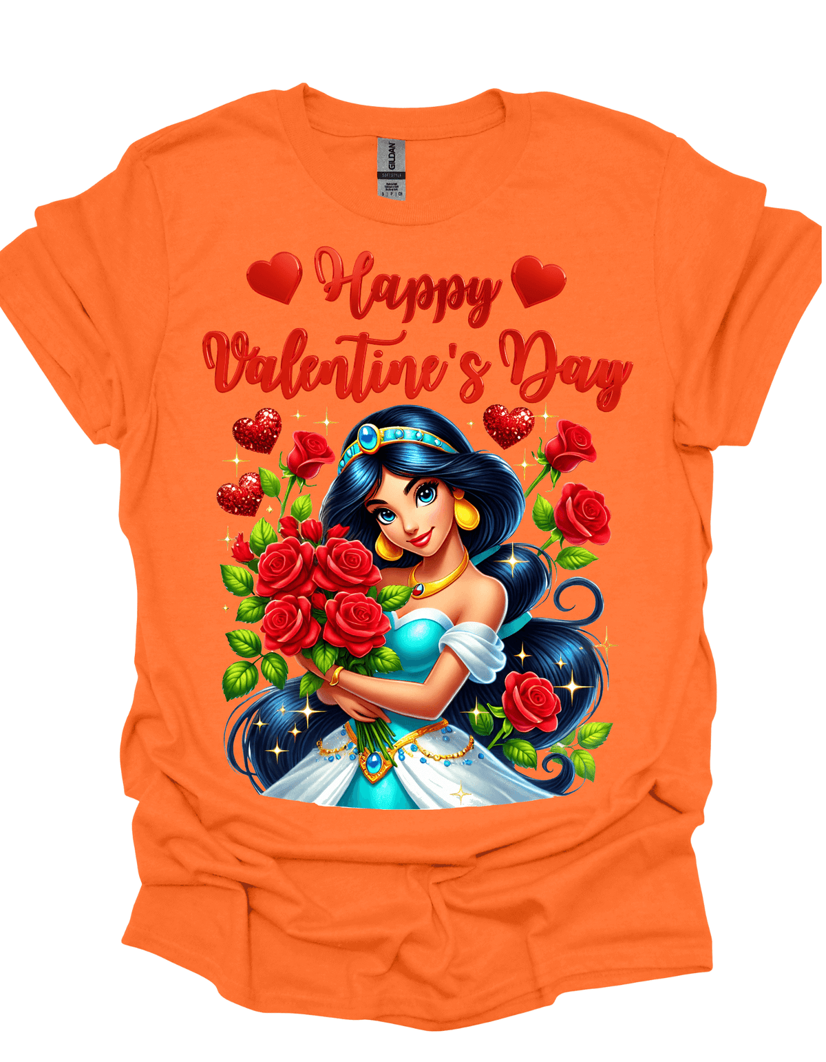Princess Jasmine Valentine’s Day shirt