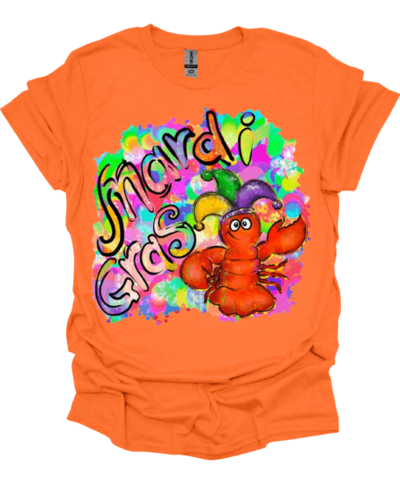 Orange Mardi Gras T-Shirt