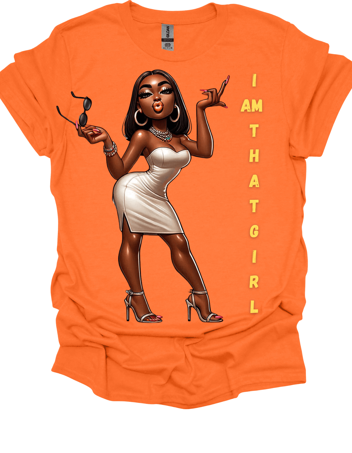 Orange I’m That Girl Empowerment Graphic Tee
