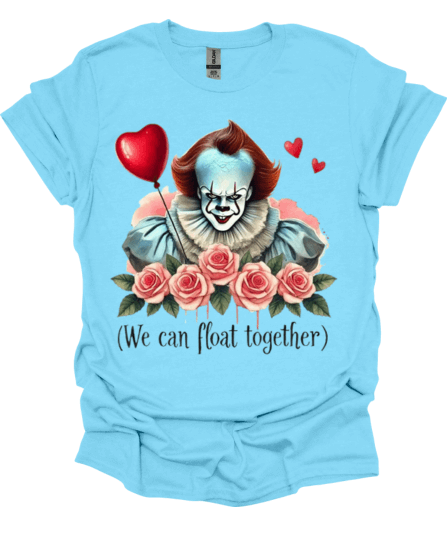 Baby Blue Dark Romance Horror Valentine Graphic Tee