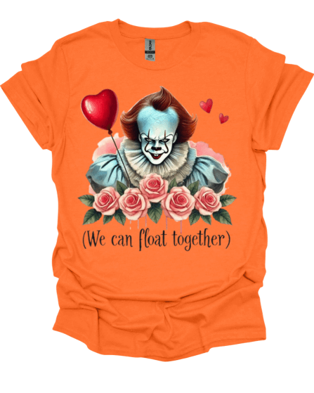Orange Dark Romance Horror Valentine Graphic Tee