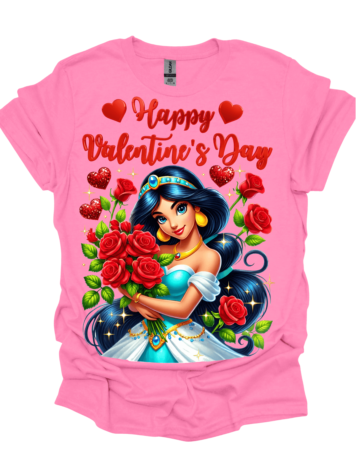 Princess Jasmine Valentine’s Day shirt