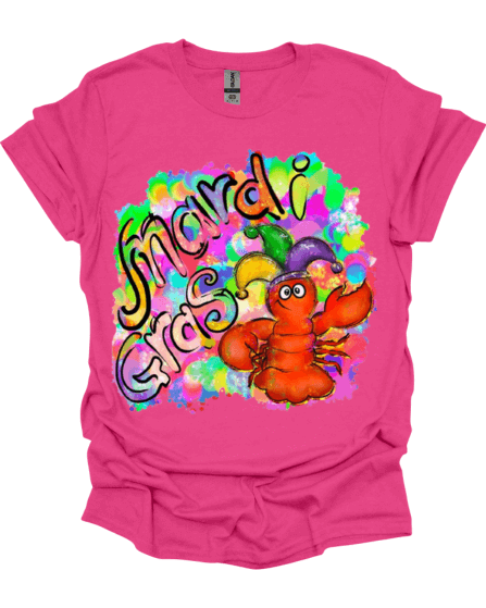 Pink Mardi Gras T-Shirt