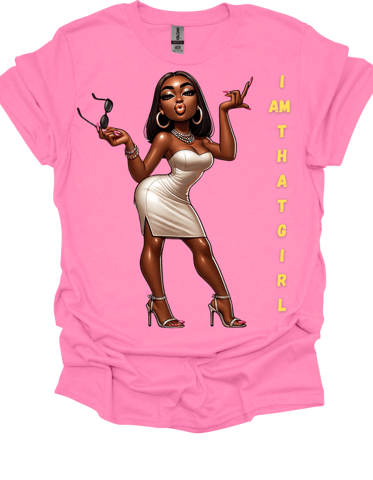 Pink I’m That Girl Empowerment Graphic Tee