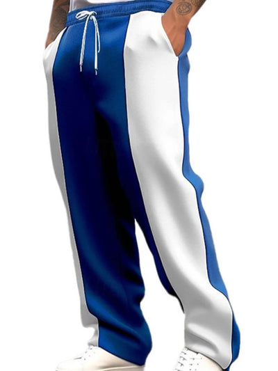 Streetwear inspired drawstring pants plus size for men