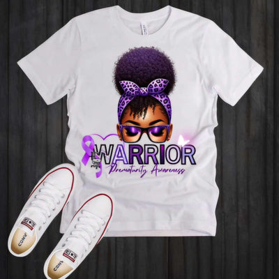 Prematurity Self-Awareness Warrior T-shirt - Ink Wave Creations
