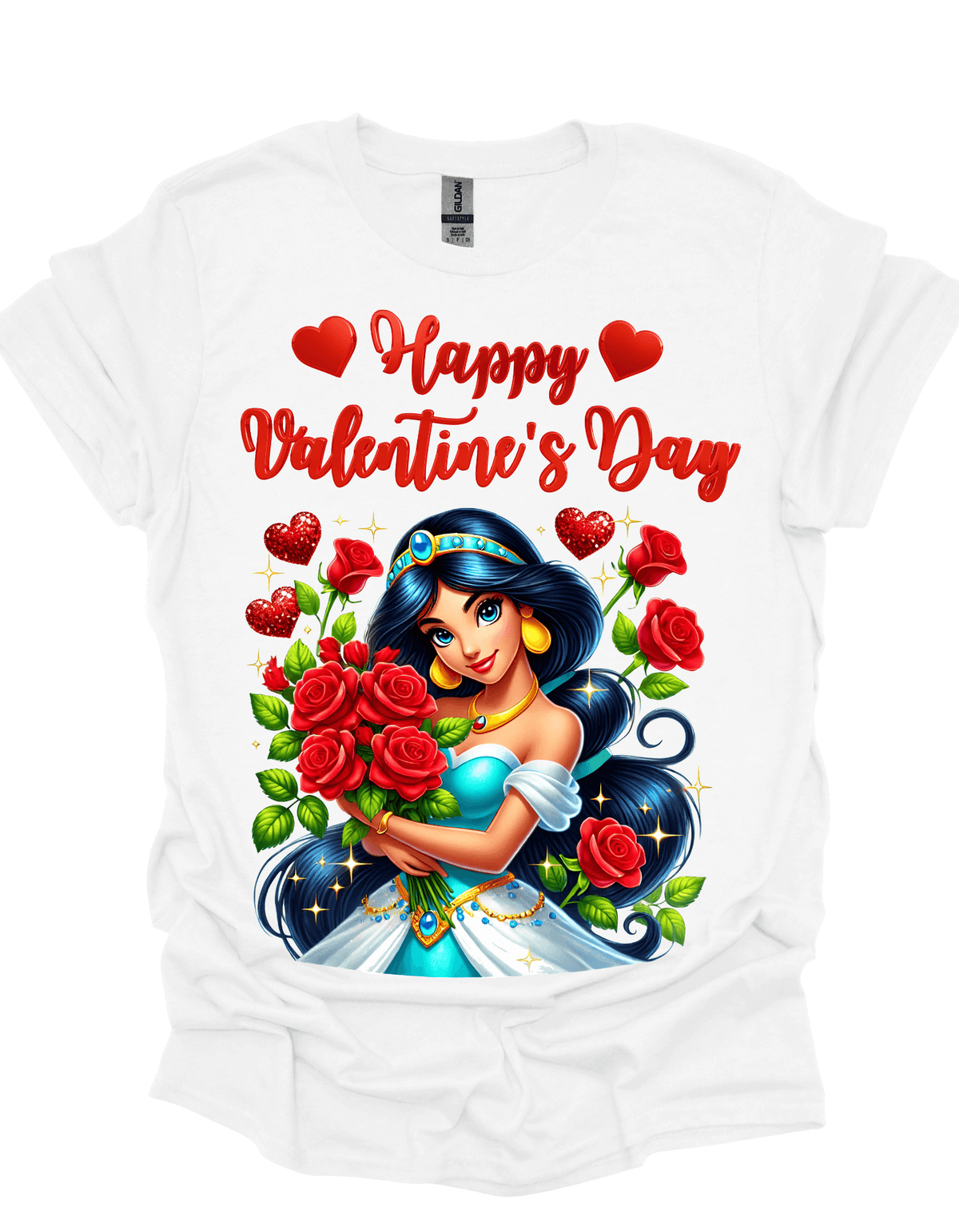 Princess Jasmine Valentine’s Day shirt
