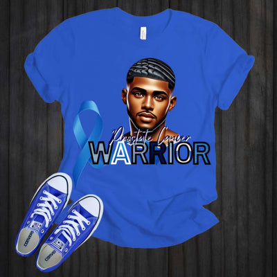 Prostate Cancer Awareness Warrior T-shirt - Ink Wave Creations