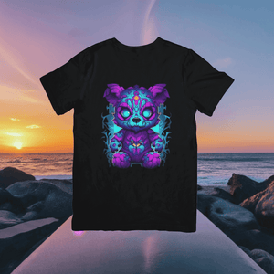 Psychedelic Bear T-Shirt - Ink Wave Creations