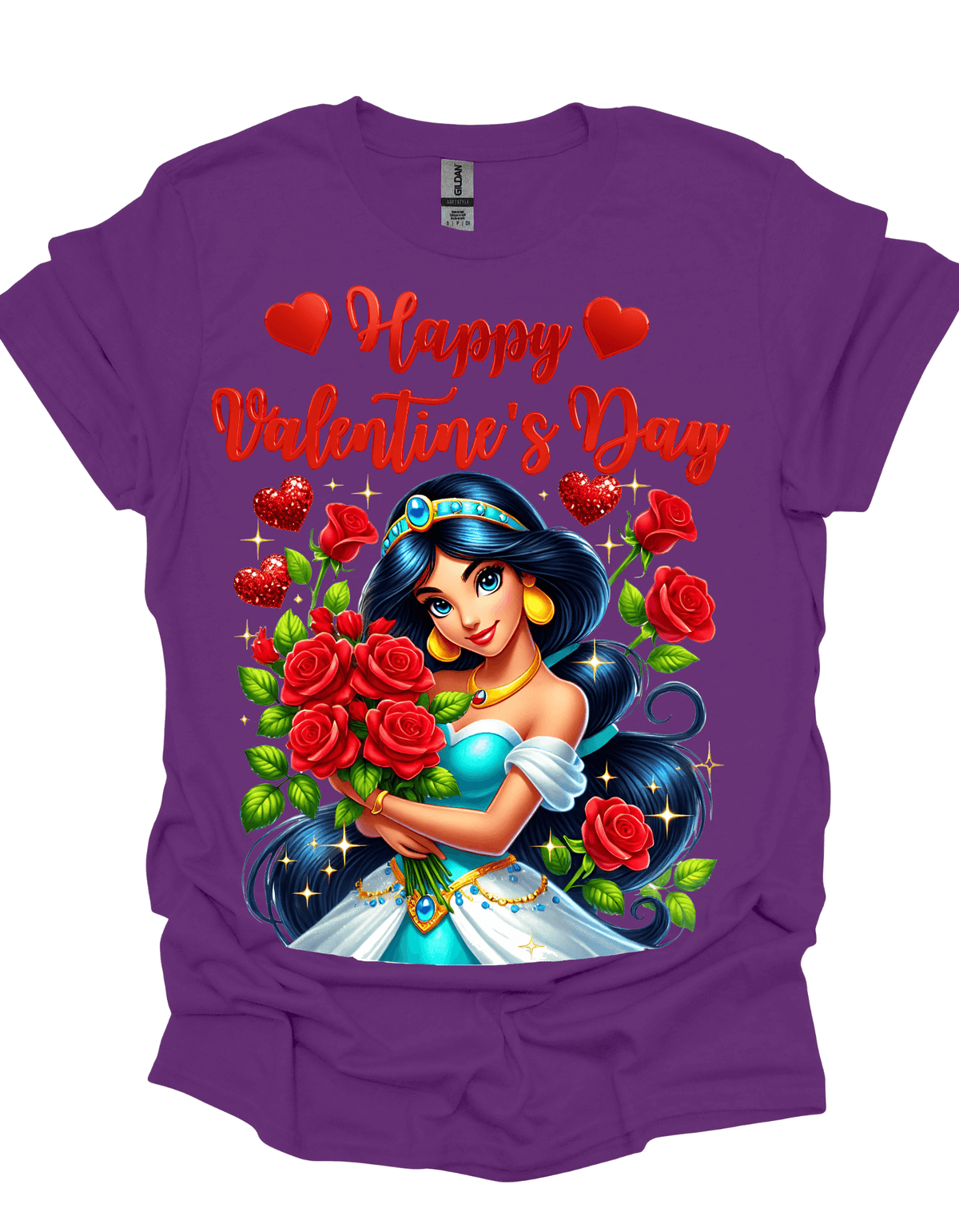 Princess Jasmine Valentine’s Day shirt