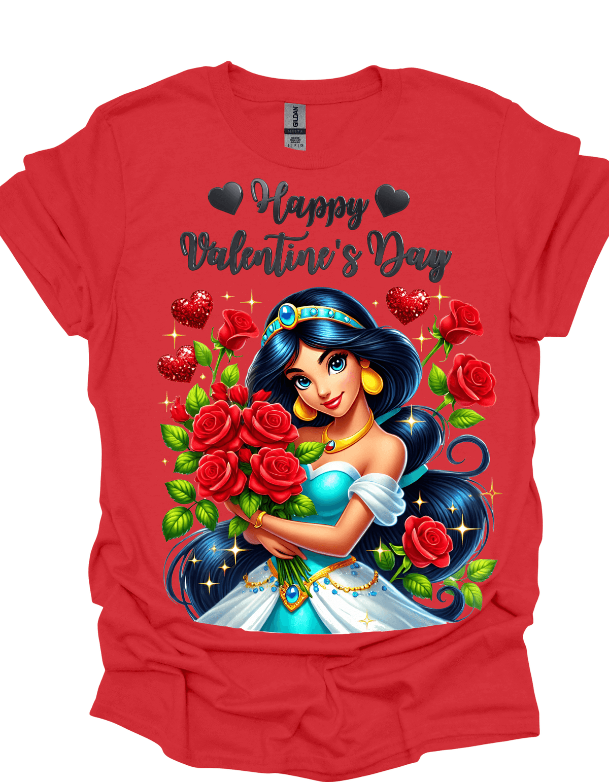 Princess Jasmine Valentine’s Day shirt