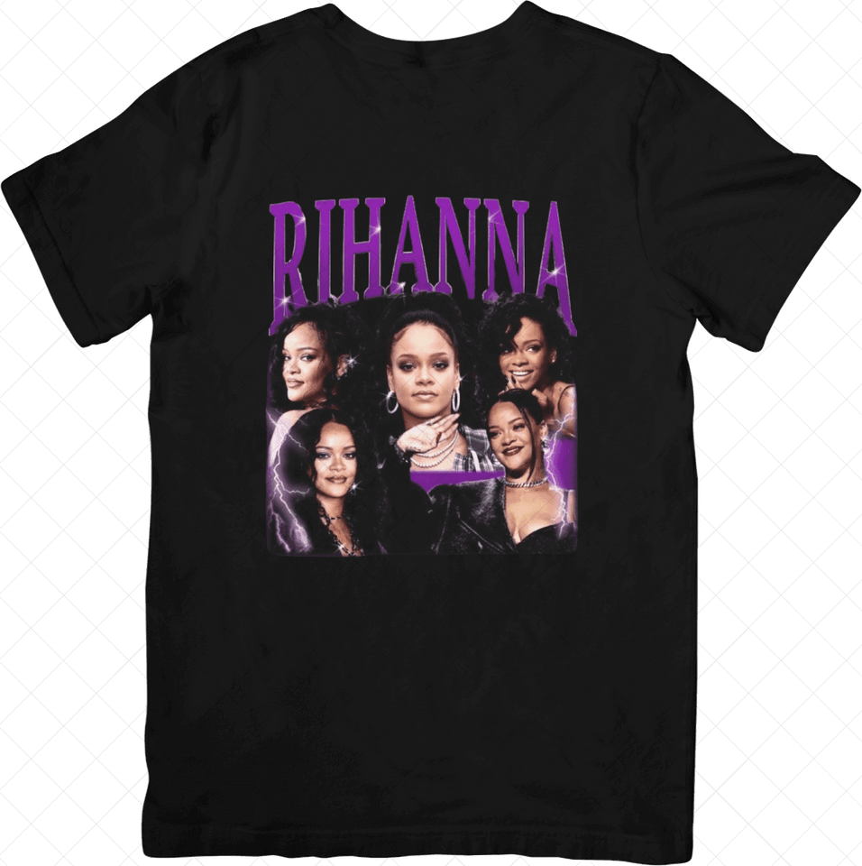 Rihanna custom graphic tee