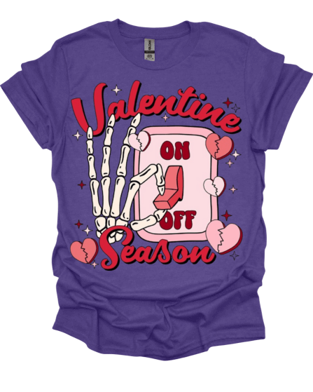 Purple Valentine's Season Holiday Tee