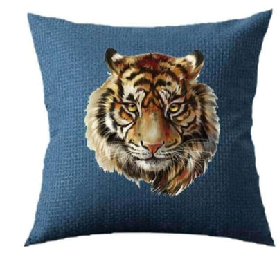 Tiger Decorative Pillowcase - Ink Wave Creations
