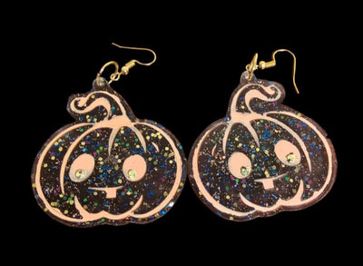 Handmade Pumpkin Earrings: The Perfect Halloween Accessory - Ink Wave Creations