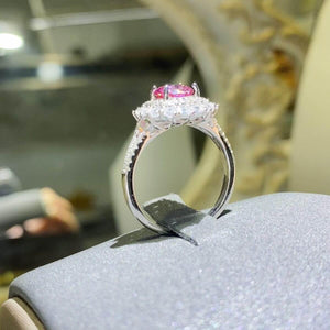 1 Carat Moissanite Zircon 925 Sterling Silver Ring - Ink Wave Creations