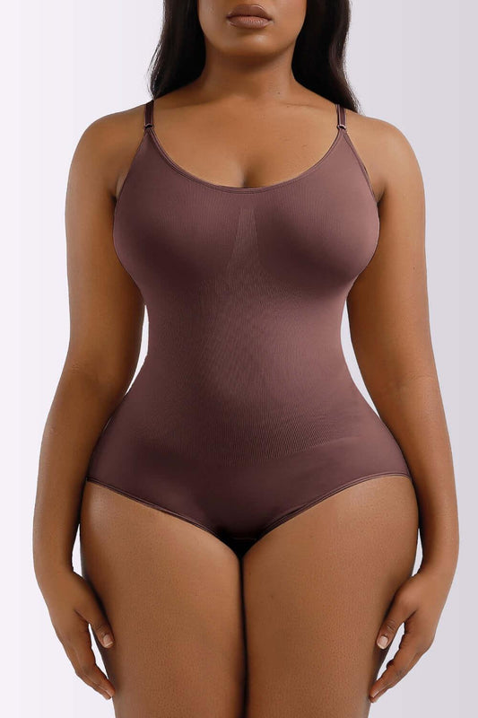 Full Size Spaghetti Strap Shaping Bodysuit - Ink Wave Creations
