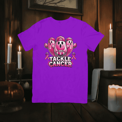 Halloween Tackle Breast Cancer Shirt – Spooky Style - Ink Wave Creations