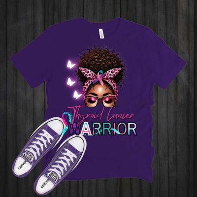 Thyroid Cancer Awareness Warrior T-shirt - Ink Wave Creations