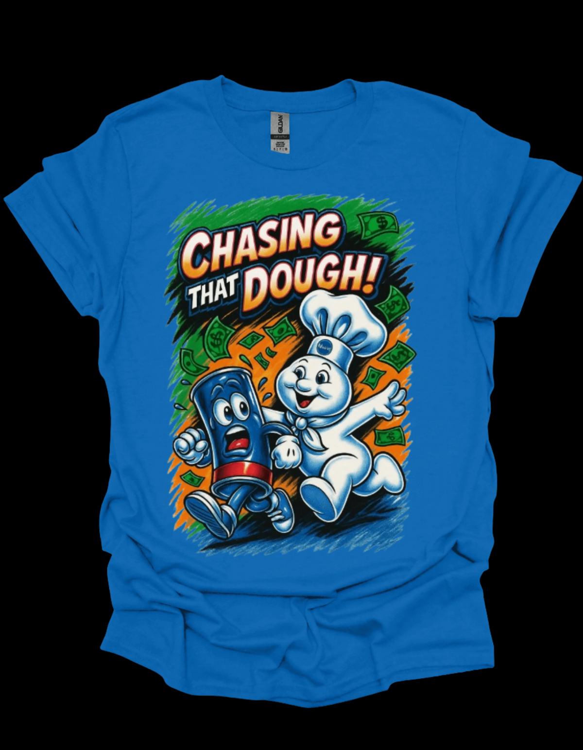 Chasing That Dough Hustle Graphic Tee Get the bread custom t-shirt