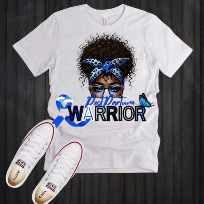 Post partum self-awareness Warrior T- shirt - Ink Wave Creations