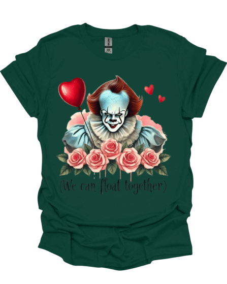 Green Dark Romance Horror Valentine Graphic Tee