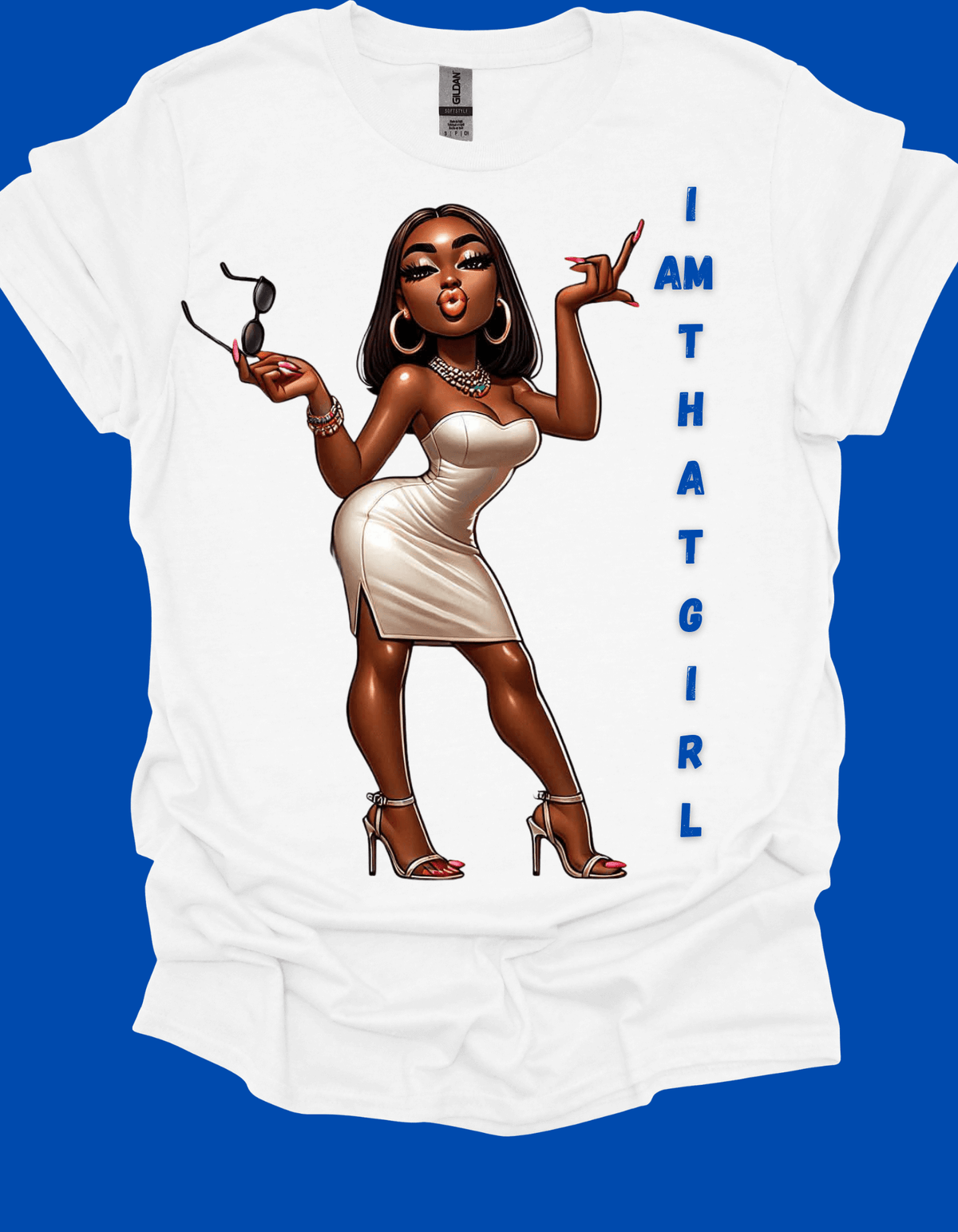 White I’m That Girl Empowerment Graphic Tee