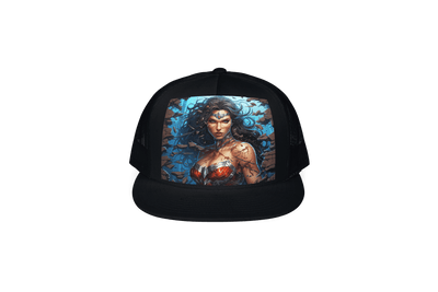 Wonder Woman Trucker Hat - Ink Wave Creations