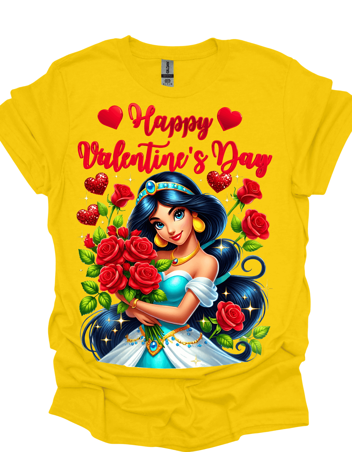 Princess Jasmine Valentine’s Day shirt