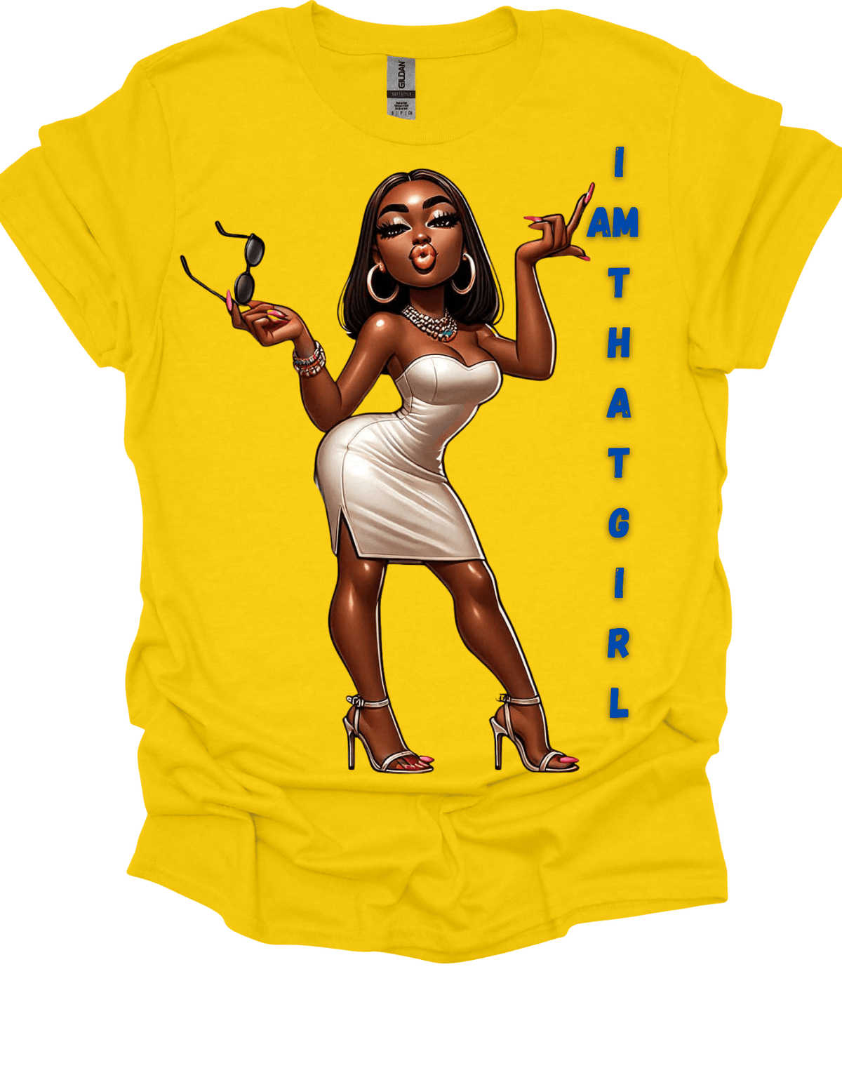 Yellow I’m That Girl Empowerment Graphic Tee