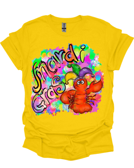 Yellow Mardi Gras T-Shirt