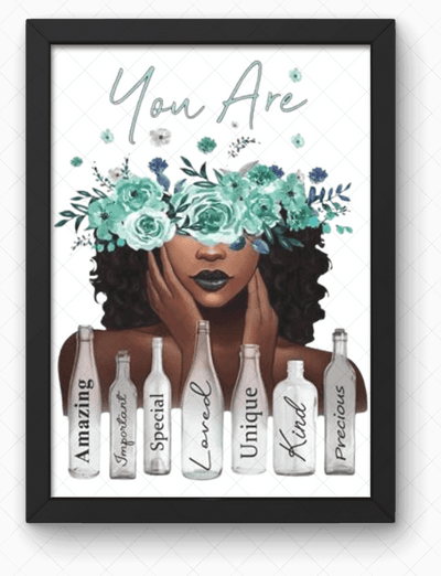 Ebony You Are Amazing Picture Frame - Ink Wave Creations