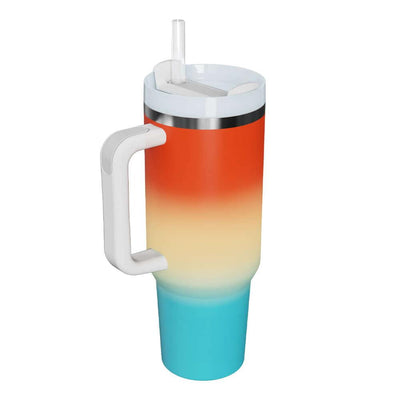 Gradient Multicolor Stainless Steel Tumbler - Ink Wave Creations