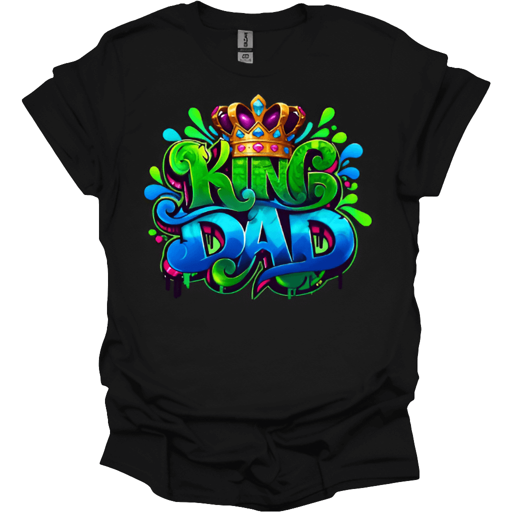 King Dad Graffiti Crown Tee