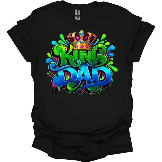 King Dad Graffiti Crown Tee
