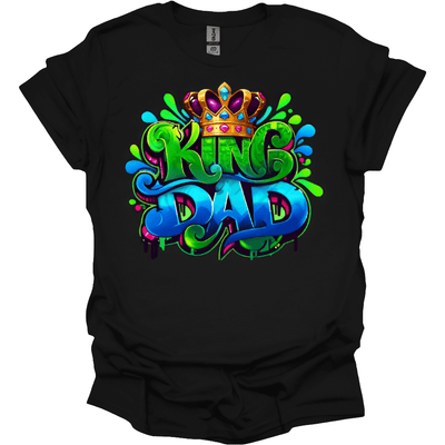 King Dad Graffiti Crown Tee