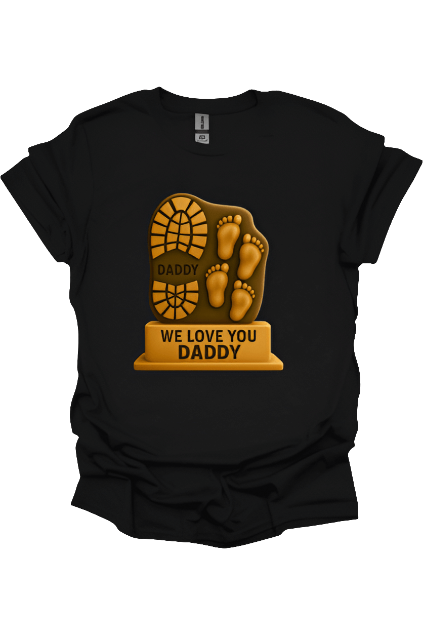 We Love You Daddy Father’s Day Graphic Tee– Heartfelt Father’s Day Gift