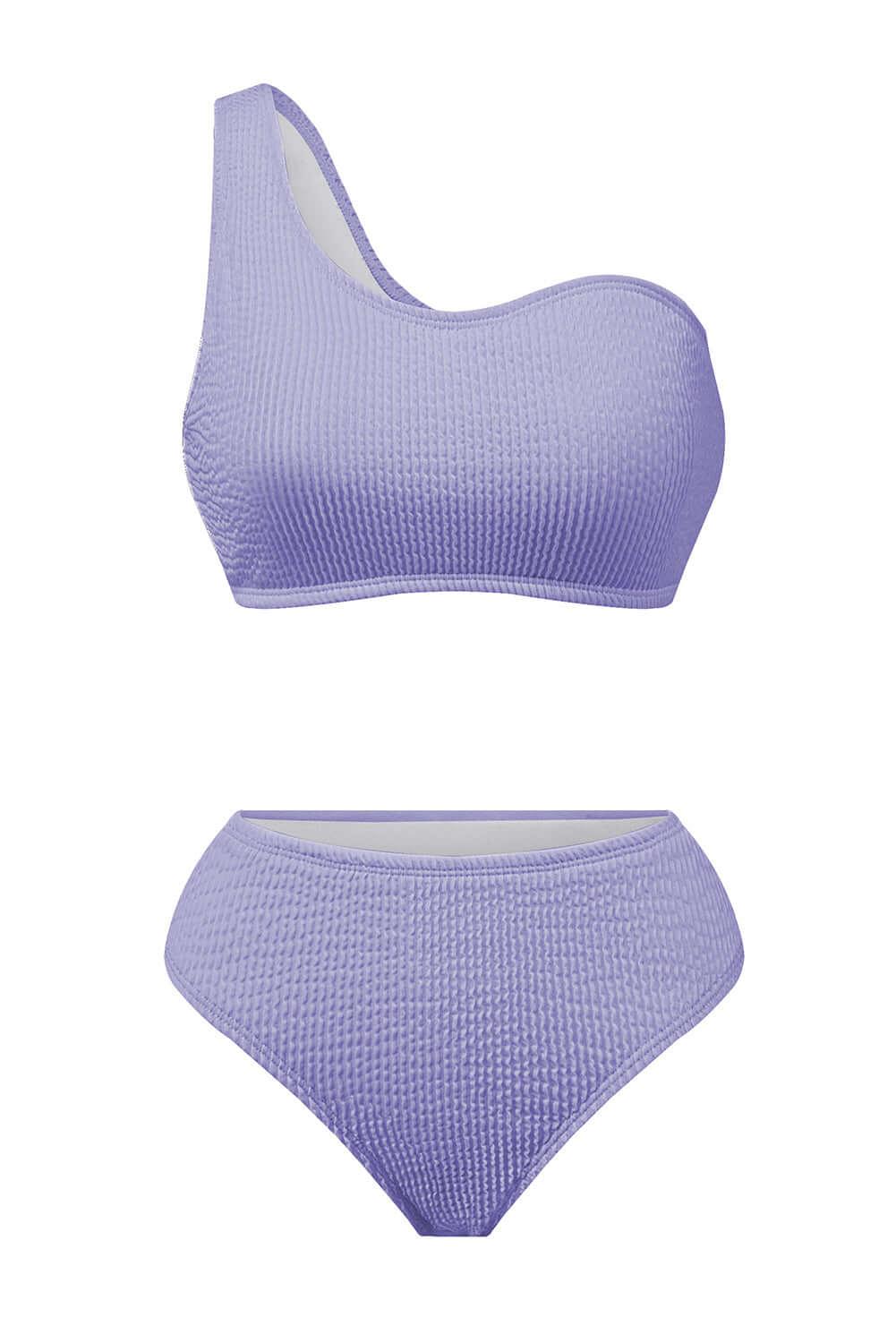 Single Shoulder Bikini Set - Ink Wave Creations