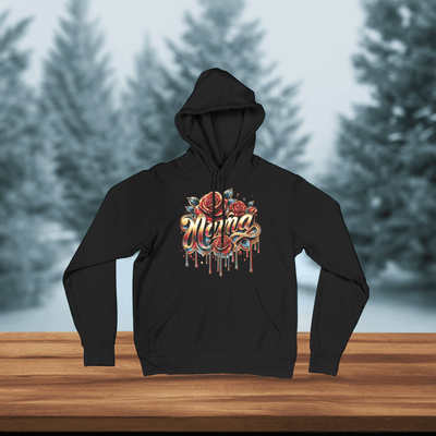 Mama Graphic Hoodie - Ink Wave Creations