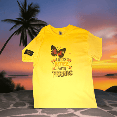 Life Is Better with Friends T-Shirt - Ink Wave Creations