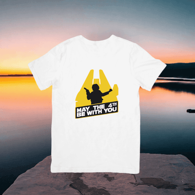 Star Wars 'May The 4th Be With You' T-Shirt – Perfect for Star Wars Day Celebrations - Ink Wave Creations