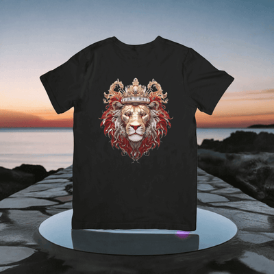 King Lion T-shirt - Ink Wave Creations