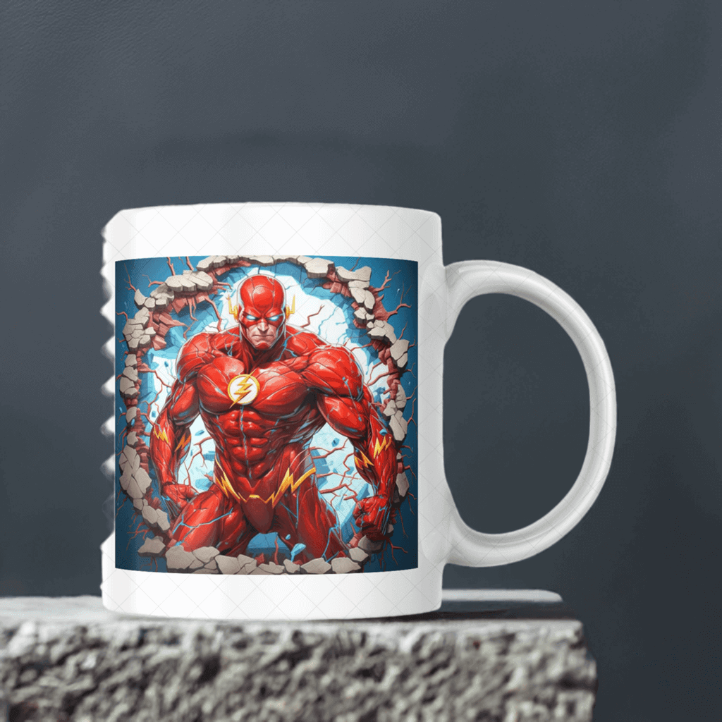 Flash Custom Mug. (Ceramic, Glass or Frosted Glass) - Ink Wave Creations