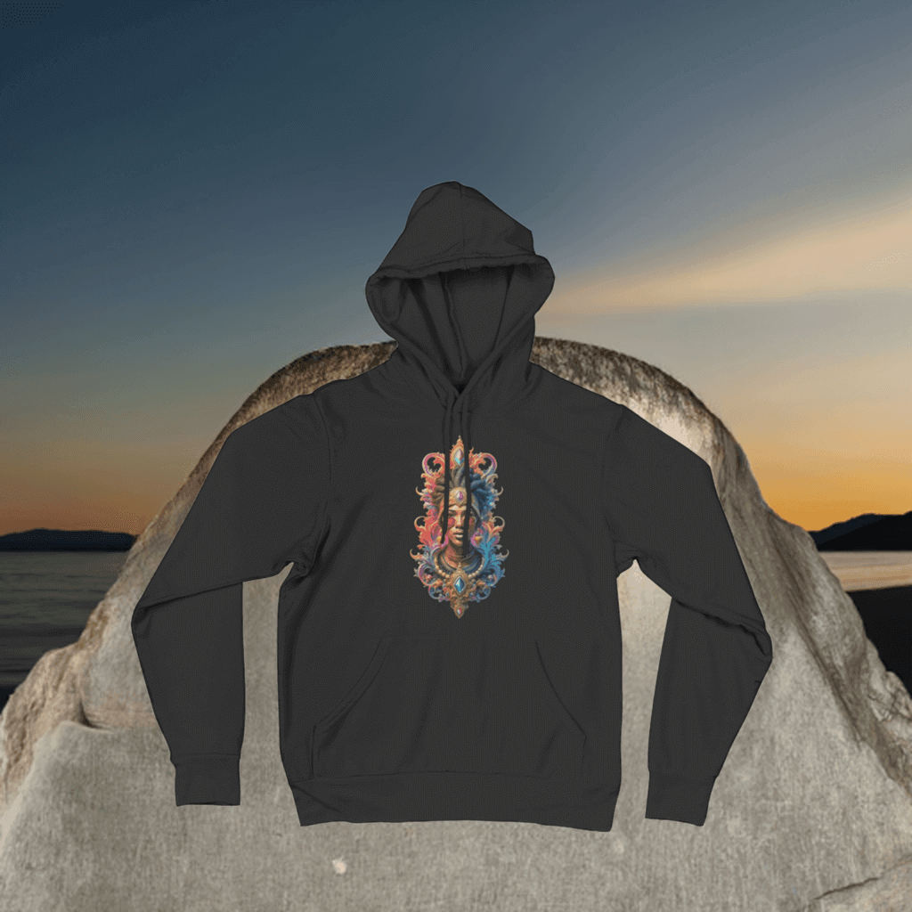 Ebony Beauty Queen Hoodie - Ink Wave Creations
