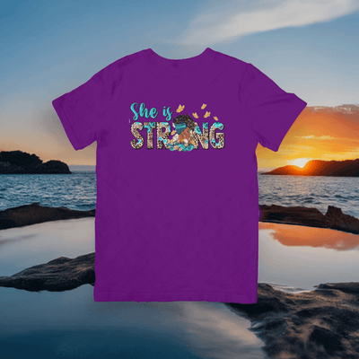 She is Strong T-Shirt - Ink Wave Creations